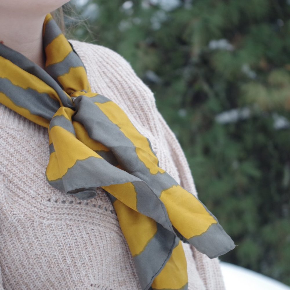 Vintage Echo Silk Scarf